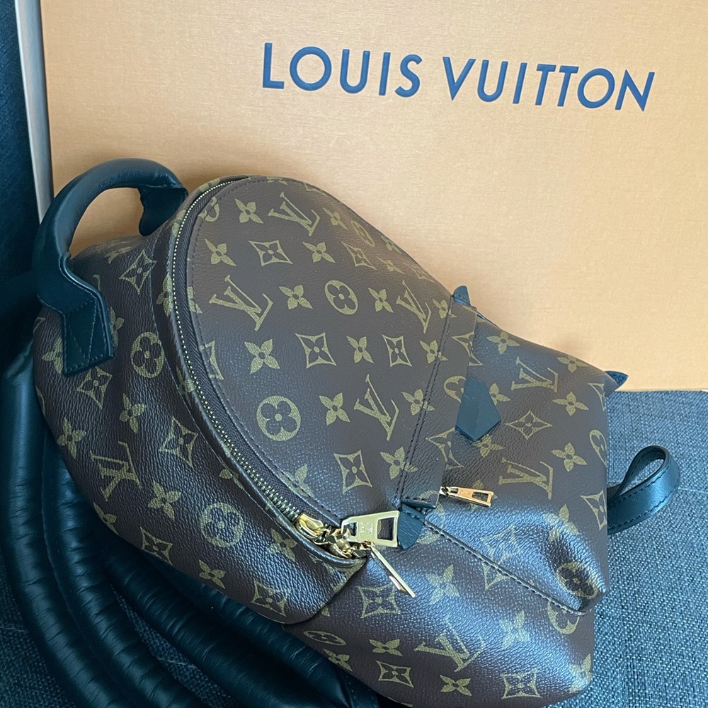 Louis Vuitton monogram Palm Springs backpack mm - Picture 7 of 11